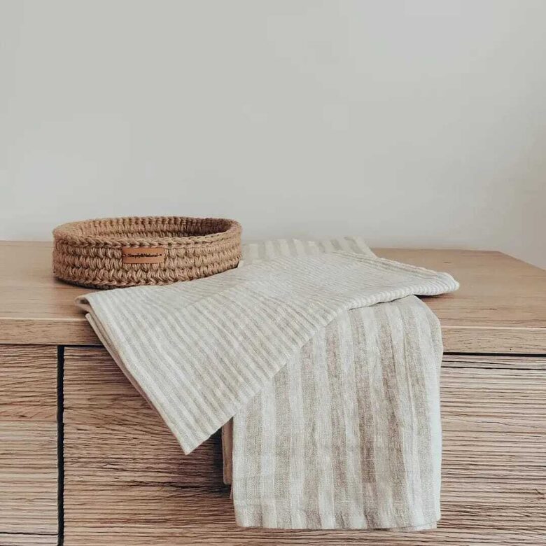 Lina virtuves dvielis 50*70cm, dažādi veidi