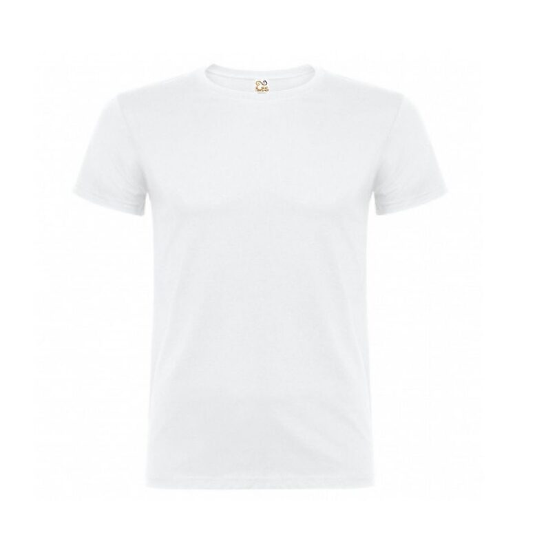 Balts kokvilnas t-krekls, vīriešu