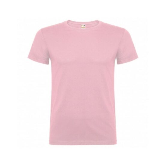 Bērnu kokvilnas t-krekls,  Gaiši rozā