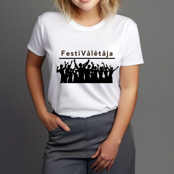 Sieviešu t-krekls " FestiVālētāja "