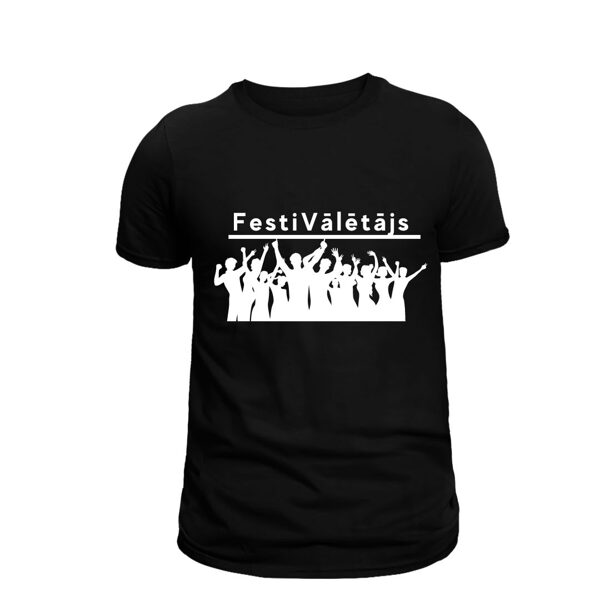 Vīriešu t-krekls " FestiVālētājs "