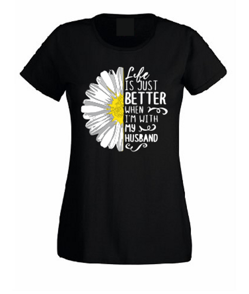 Sieviešu t-krekls " Life is beter "