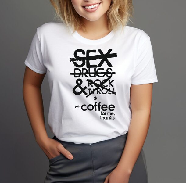 Sieviešu t-krekls " Just coffee "