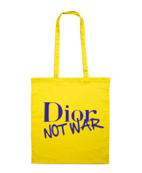 Kokvilnas iepirkumu soma " Dior not war "