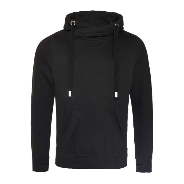 Vīriešu džemperis, kokvilna melns ( ir iespējams izveidot jūsu dizainu )