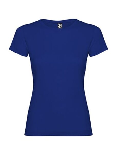 Sieviešu t-krekls, kokvilna Zils ( ir iespējams izveidot jūsu dizainu )