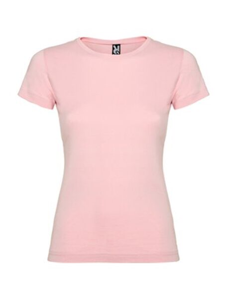 Sieviešu t-krekls, kokvilna Gaiši rozā ( ir iespējams izveidot jūsu dizainu )